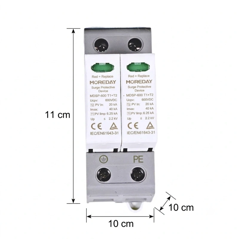 DPS 2P 600VDC MOREDAY Tipo T1+T2 - Image 4