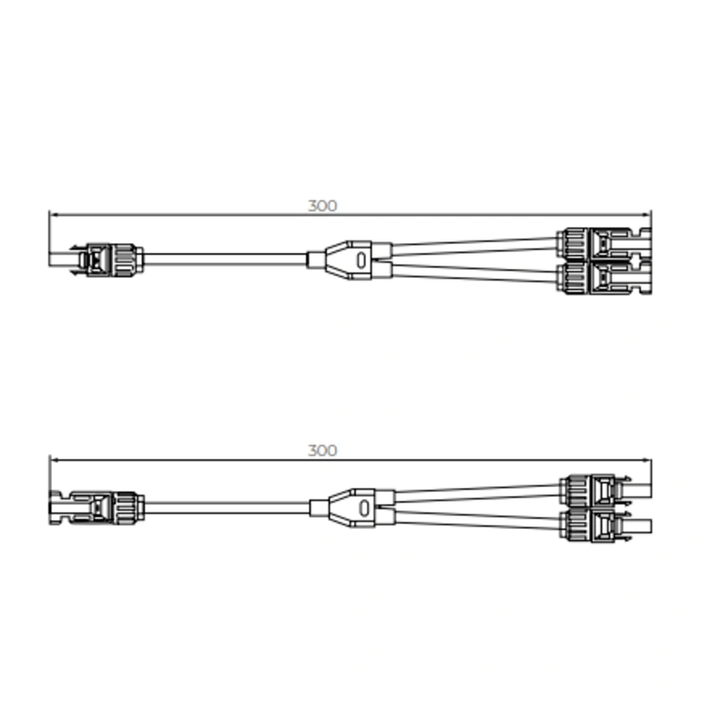 MC4 conector Tipo Y Flexible con RETIE - Image 4