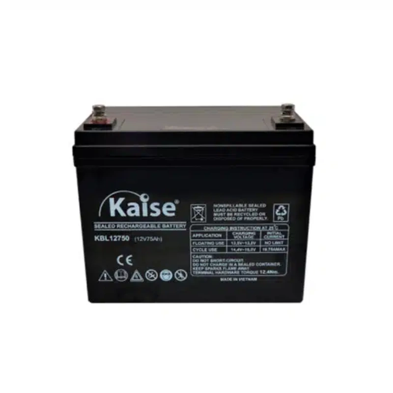 Batería 12V 75Ah AGM Kaise