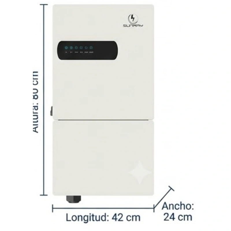 Inversor Híbrido 10kW Split Phase SUNRAY 48V - Image 2