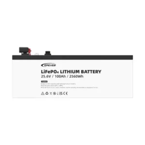 Batería Litio 100Ah 25.6V EPEVER Metálica  6000 Ciclos al 80% DOD